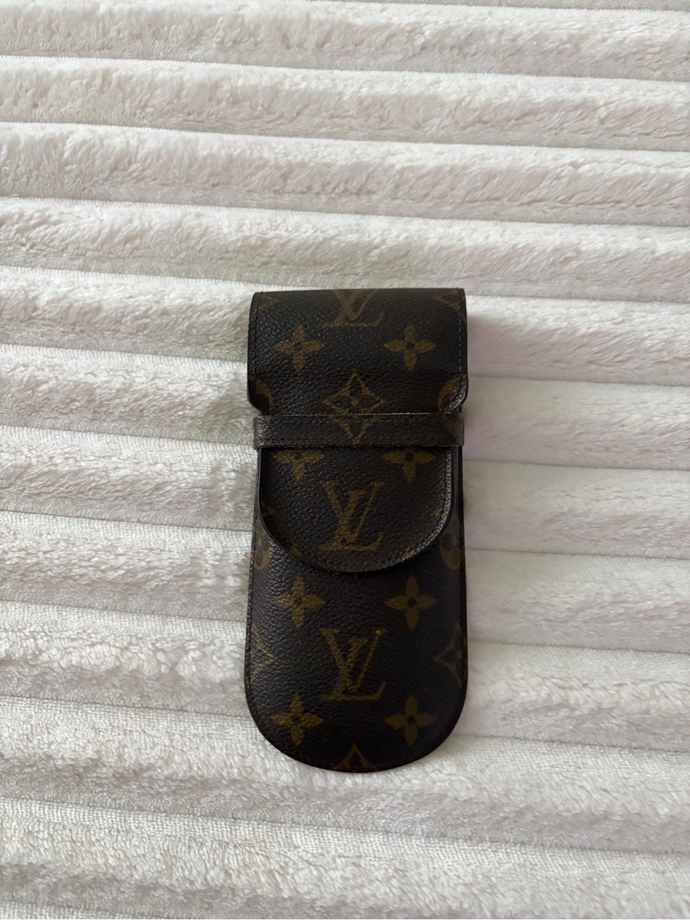 Louis Vuitton Monogram Brown eyeglasses holder.